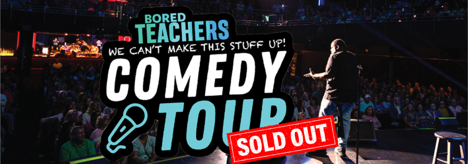 Bored Teachers Sold Out Website banner
